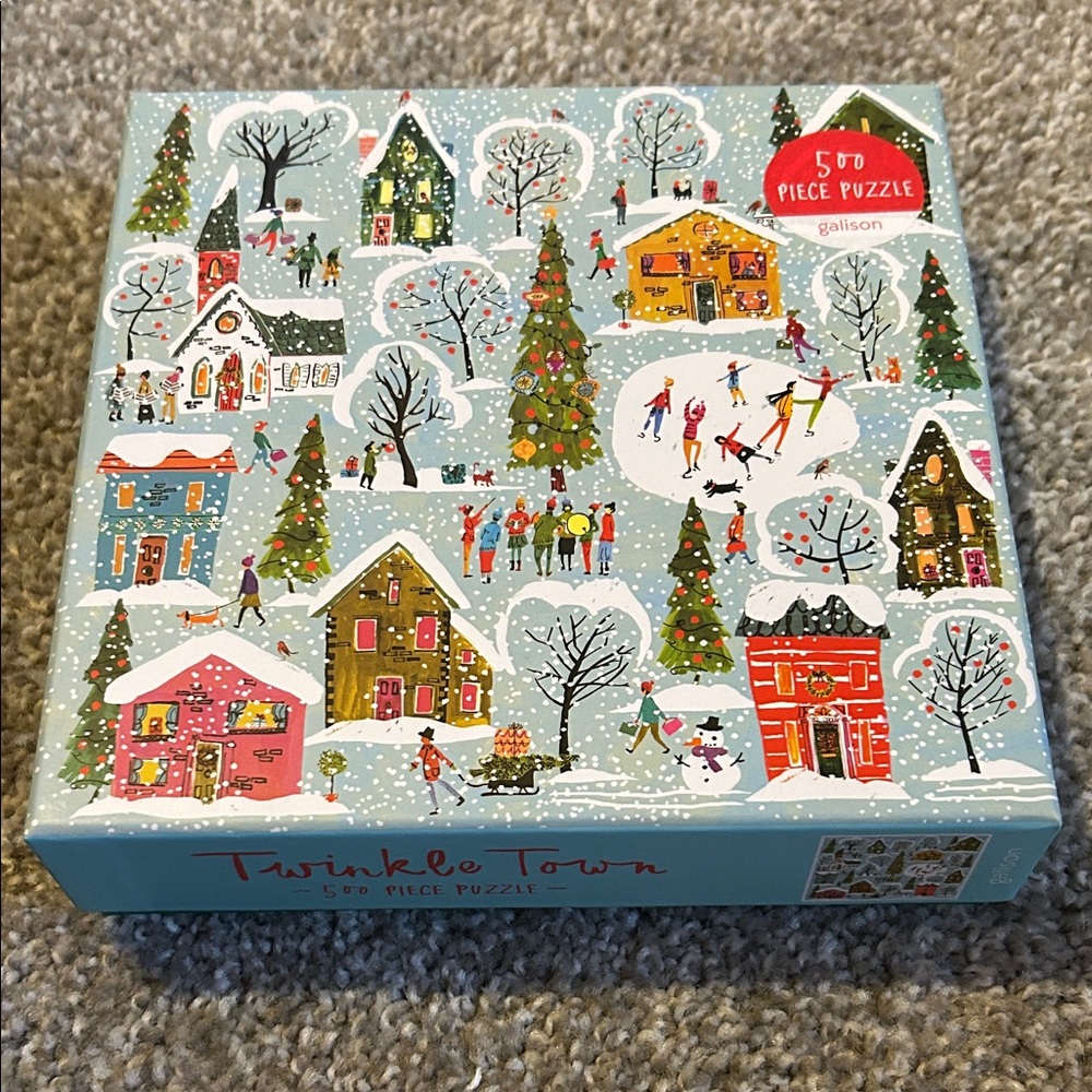 Galison Twinkle Town 500 Piece Puzzle - Multicolor